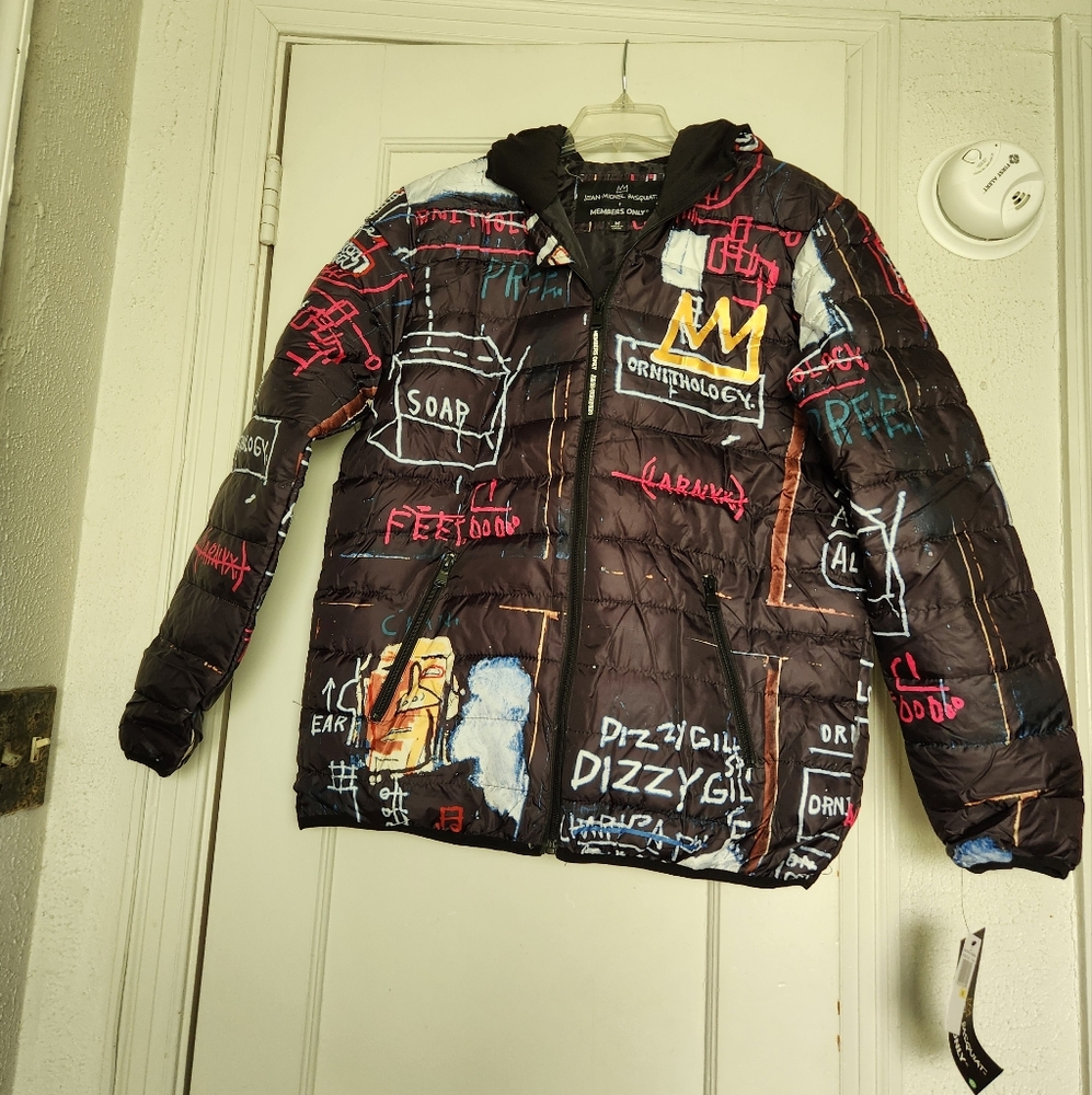 Basquiat Members Only Puffer Jacket